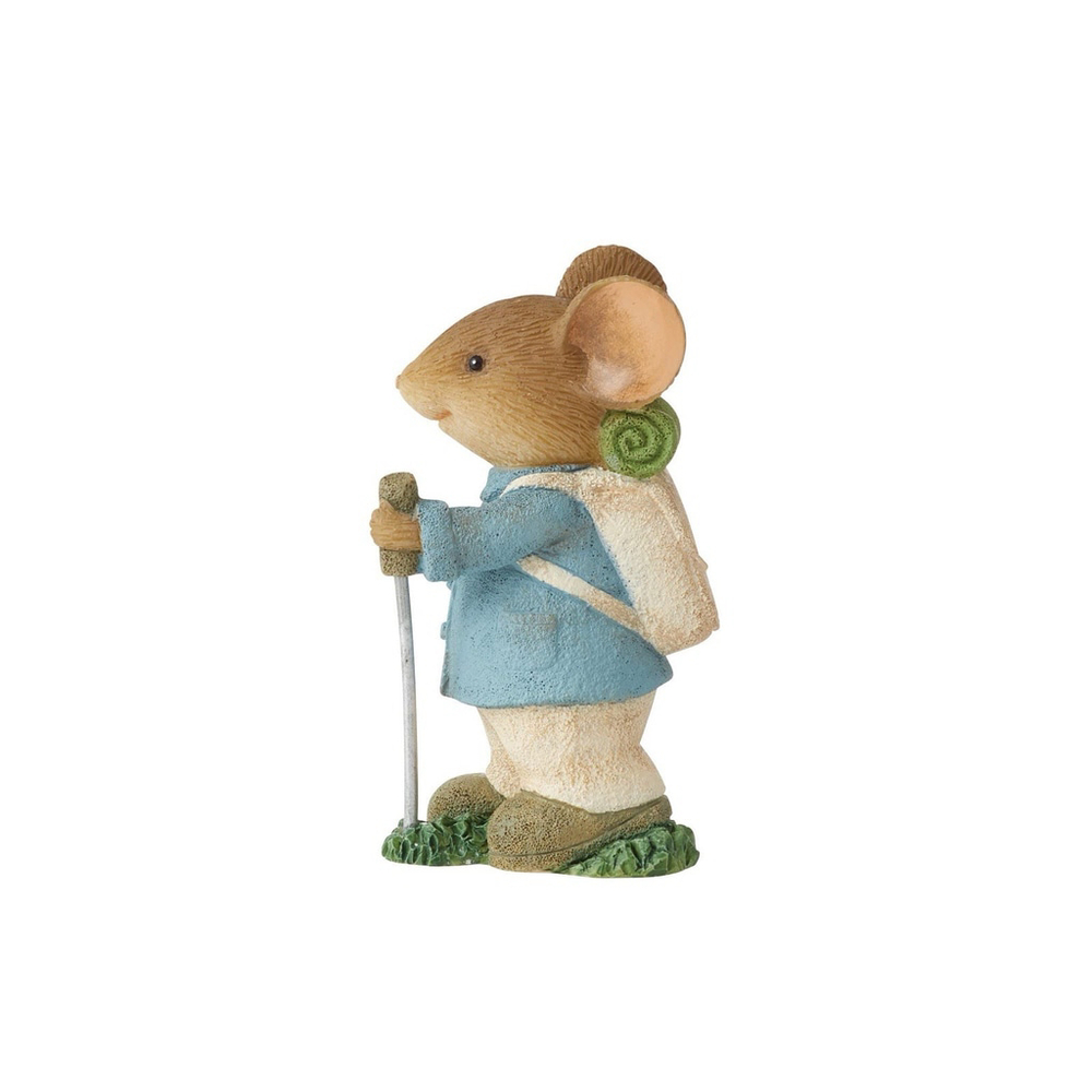 Enesco Tails with Heart Backpacker Mouse Figurine Resin Painted Boxed 2023